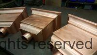 Troubadour Copper Leader Heads Collector Boxes with Scupper Openings