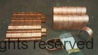 Varni Copper Downspout Brackets for 3" Round Downspouts at a 1-1/2" Stand Off