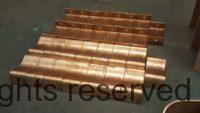 Varni Copper Downspout Brackets for 3" Round Downspouts at a 1-1/2" Stand Off