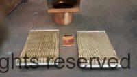 AutoClear Brasstonian Ultra Copper Downspout Leaf and Debris Diverters Cleanouts