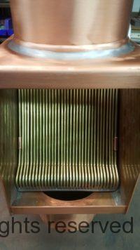 AutoClear Brasstonian Ultra Copper Downspout Leaf and Debris Diverters Cleanouts