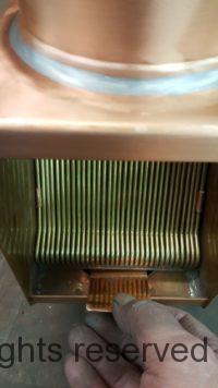 AutoClear Brasstonian Ultra Copper Downspout Leaf and Debris Diverters Cleanouts