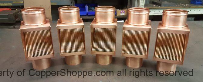 AutoClear I Series Copper Downspout Cleanouts Leaf Diverters Filters