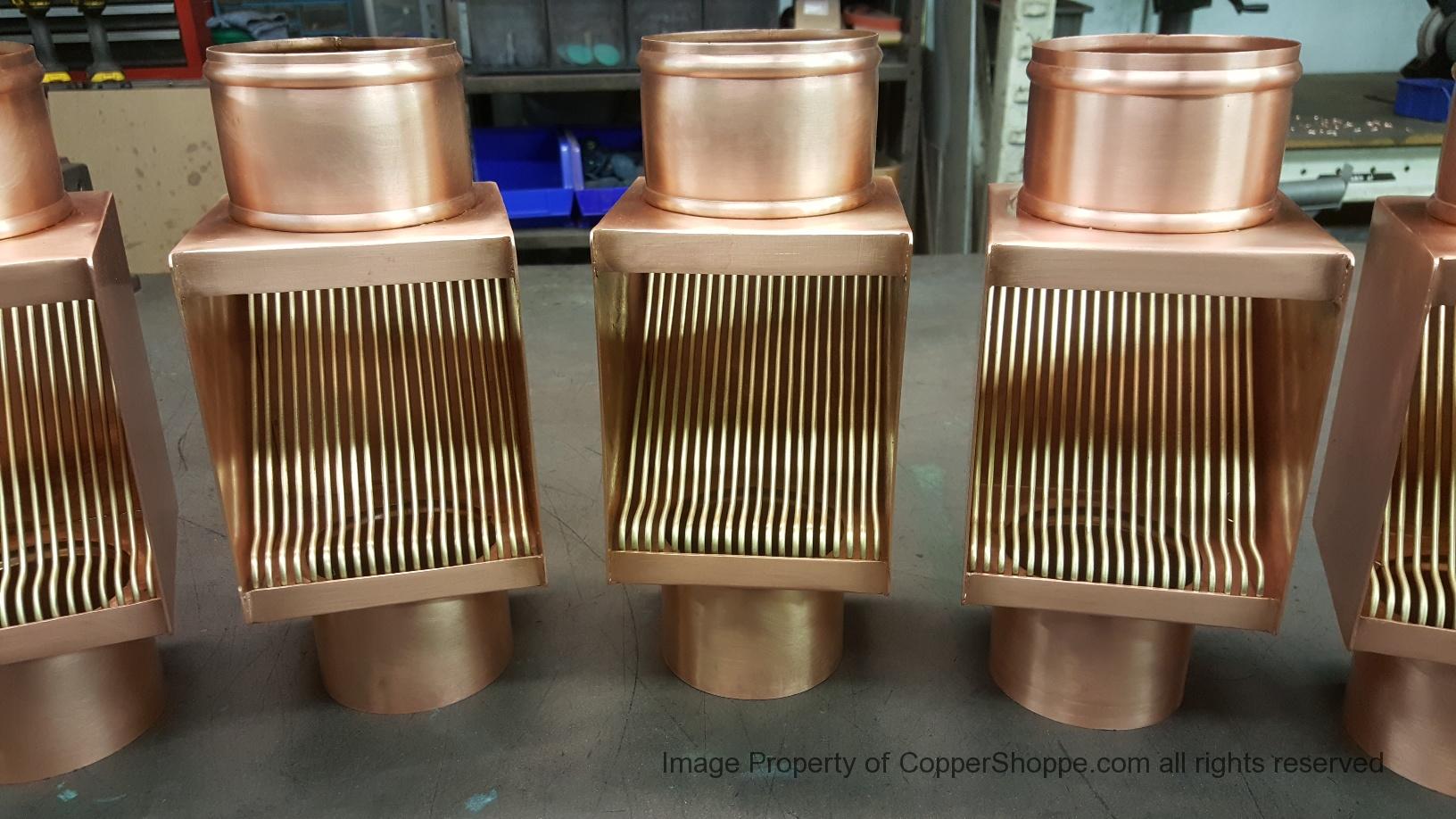 autoclear-i-series-round-copper-downspouts-920-2 AutoClear I Series Copper Downspout Cleanouts Leaf Diverters Filters