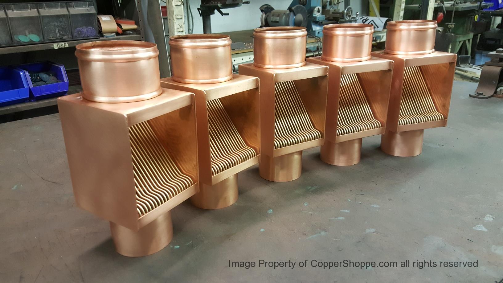 autoclear-i-series-round-copper-downspouts-920-3 AutoClear I Series Copper Downspout Cleanouts Leaf Diverters Filters