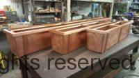 Custom Copper Planter Boxes