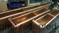 Custom Copper Planter Boxes