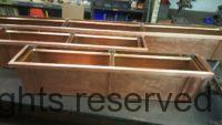 Custom Copper Planter Boxes