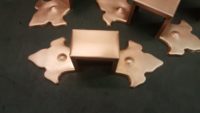 Fluer-de-Lis Ornamental Copper Downspout Bands