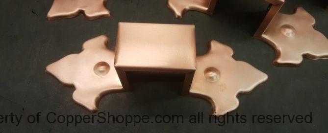 Fluer-de-Lis Ornamental Copper Downspout Bands