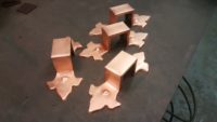 Fluer-de-Lis Ornamental Copper Downspout Bands