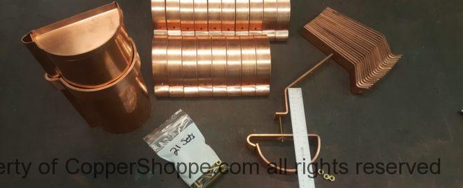 Custom HRRMA Copper Gutter Brackets