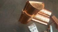 Custom HRRMA Copper Gutter Brackets