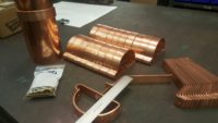 Custom HRRMA Copper Gutter Brackets