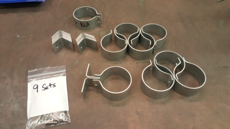 Knoke Downspout Brackets in Galvanized Steel