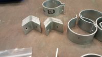 Knoke Downspout Brackets in Galvanized Steel