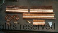 Side Rider, HRC, and HR Copper Gutter Brackets to fit 6" Half Round Copper Gutters.