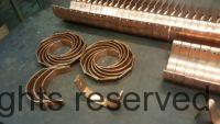 Side Rider, HRC, and HR Copper Gutter Brackets to fit 6" Half Round Copper Gutters.