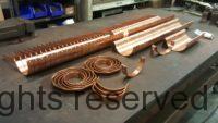 Side Rider, HRC, and HR Copper Gutter Brackets to fit 6" Half Round Copper Gutters.