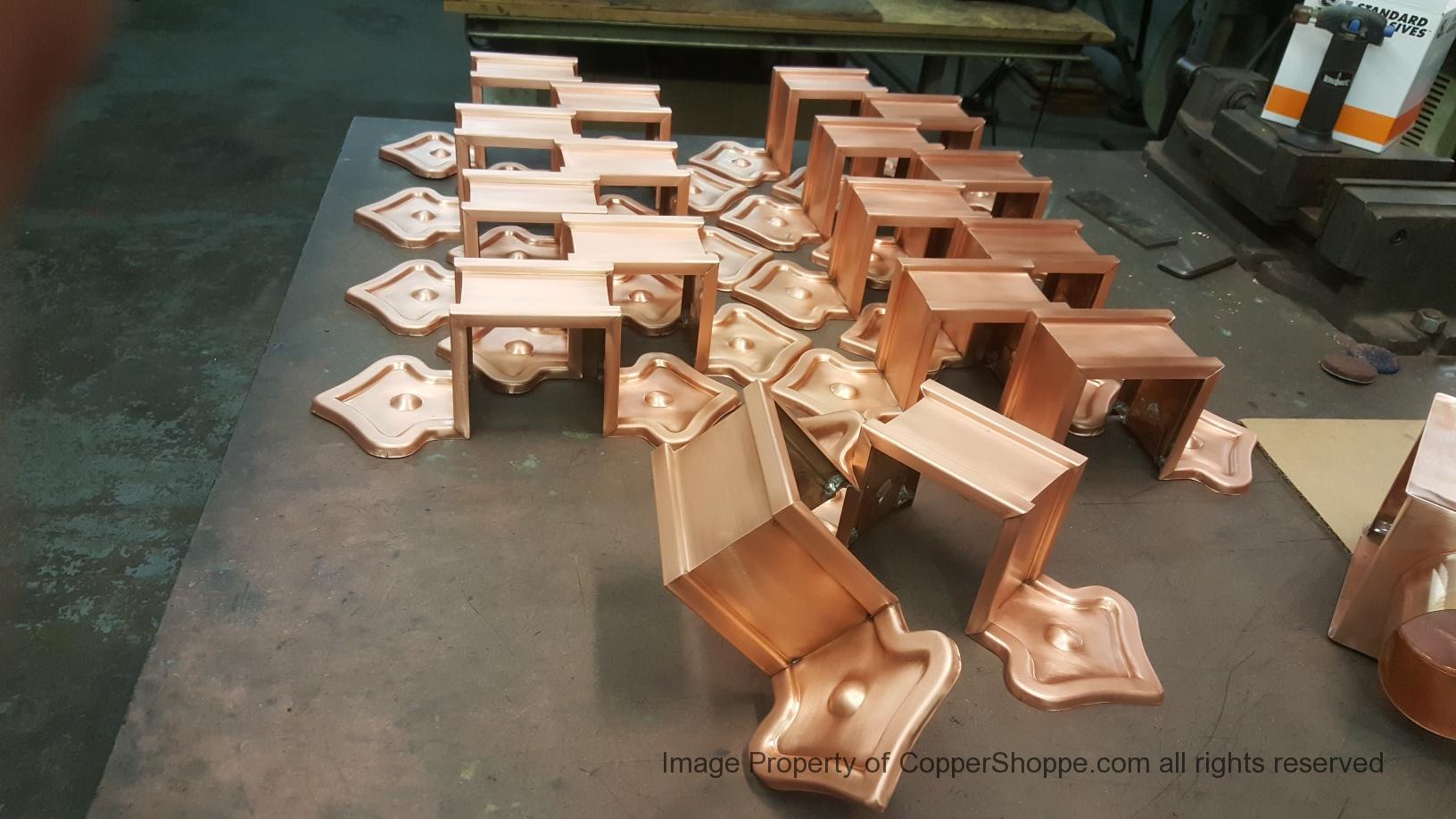 fleur-de-lis-2-ornamental-copper-downspout-bands-1013-4 Fleur-de-Lis 2 Ornamental Copper Downspout Bands