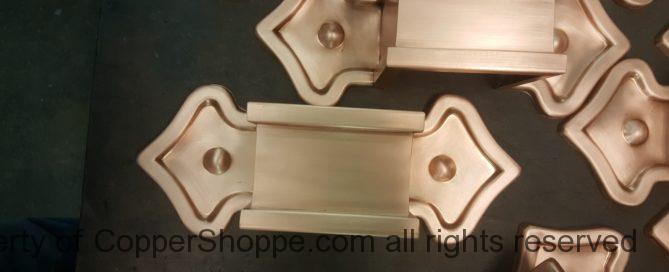 Fleur-de-Lis 2 Ornamental Copper Downspout Bands