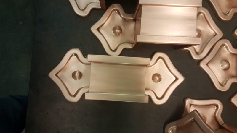 Fleur-de-Lis 2 Ornamental Copper Downspout Bands
