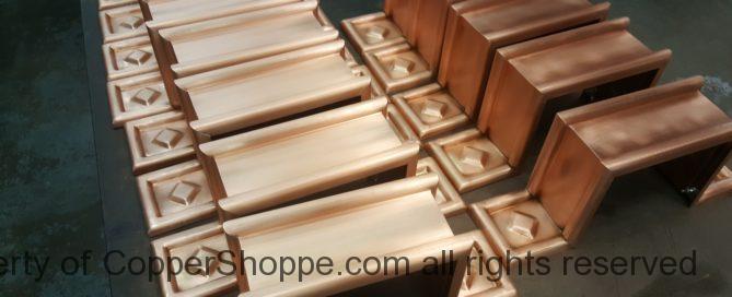 Radmont Copper Downpout Bands