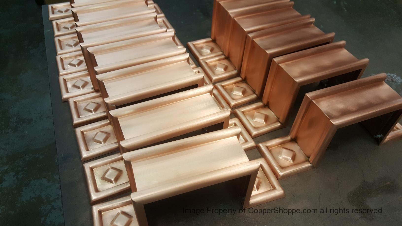 Radmont Copper Downpout Bands