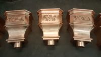 Leeland Copper Leader Heads Collector Boxes with Appliques