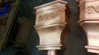 Leeland Copper Leader Heads Collector Boxes with Appliques