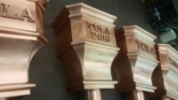 Leeland Copper Leader Heads Collector Boxes with Appliques