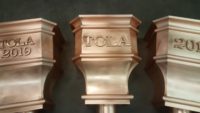 Leeland Copper Leader Heads Collector Boxes with Appliques