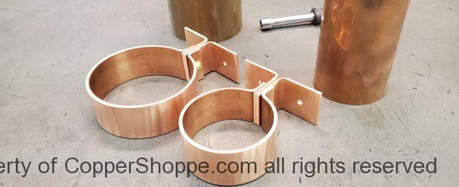 Knoke Copper Downspout Brackets for Architect Approval