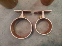 Knoke Copper Downspout Brackets for Architect Approval