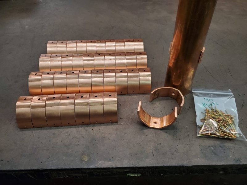 RDSU Copper Downspout Brackets