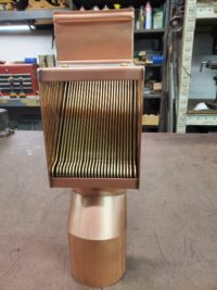 AutoClear Copper Downspout Clean Outs Leaf Diverters Filters Screens