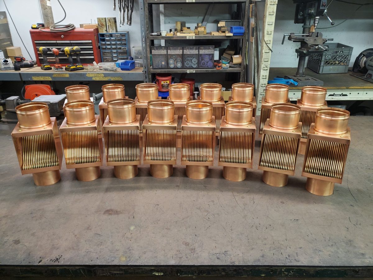 AutoClear ISeries Copper Downspout Cleanouts The New