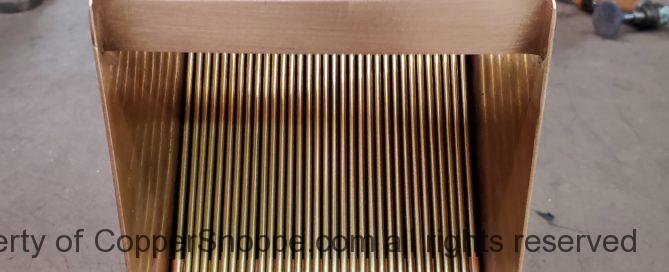 AutoClear Ultra Copper Downspout Clean Out Leaf Diverter Filter
