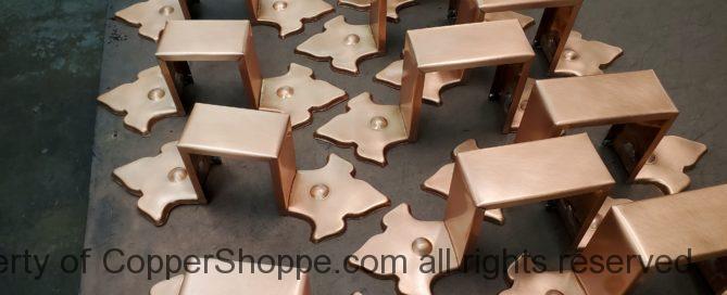 Fleur-di-Lis Ornamental Copper Downspout Bands