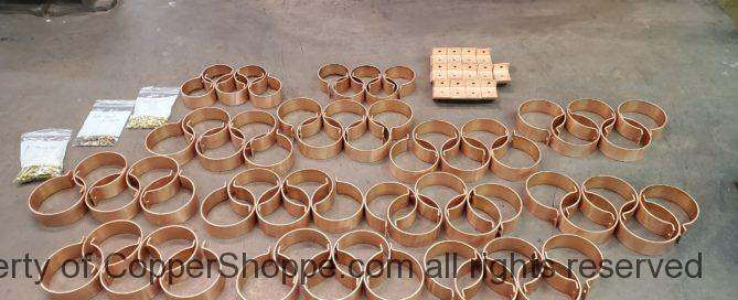 Knoke Copper Downspout Brackets for 4" Round and 3" Round Copper Downspouts