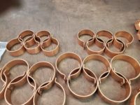 Knoke Copper Downspout Brackets for 4" Round and 3" Round Copper Downspouts