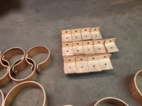 Knoke Copper Downspout Brackets for 4" Round and 3" Round Copper Downspouts