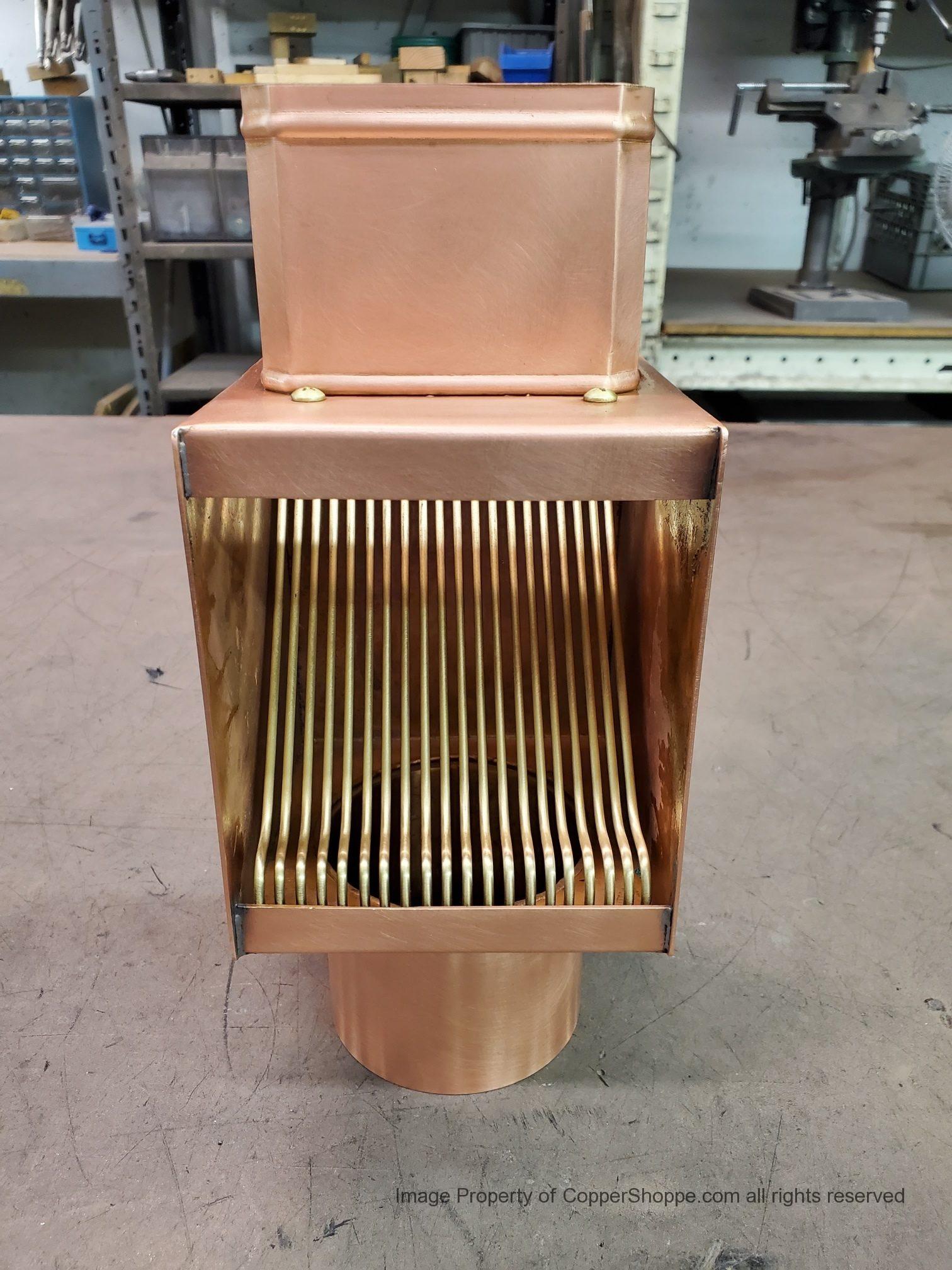 autoclear-i-copper-rectangular-downspout-cleanout-leaf-debris-diverters-filter-328-5