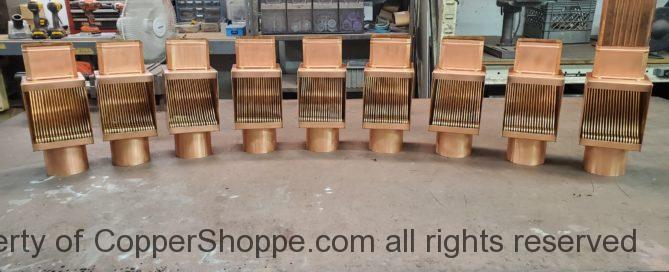 AutocClear I-COPPER Downspout Cleanouts for Rectangular Downspouts