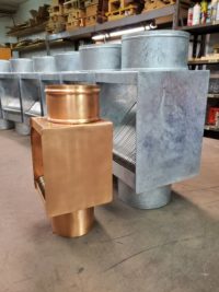 AutoClear Maximus Zinc for 6 inch Round Galvanized Downspouts