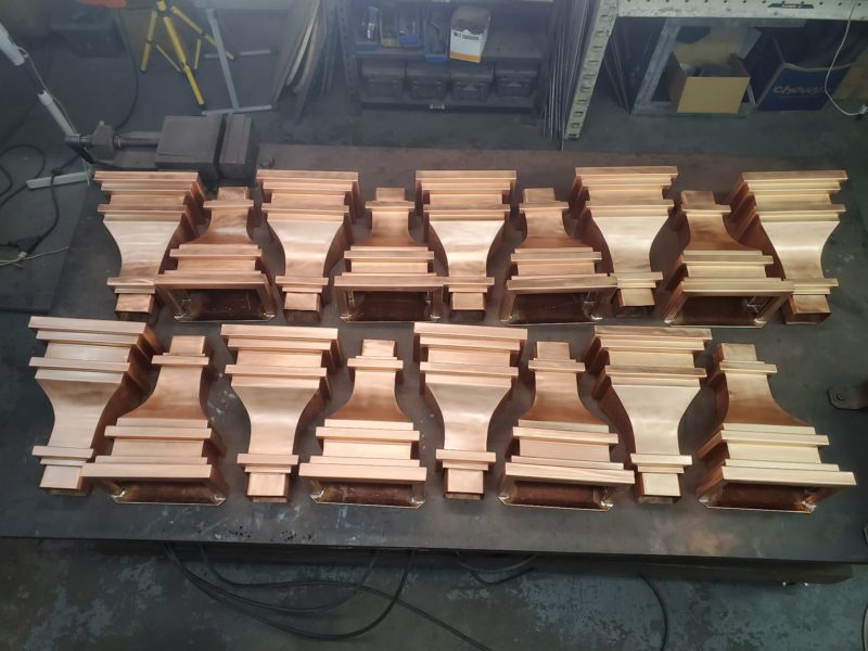 Old World 1 Copper Leader Heads Collector Boxes