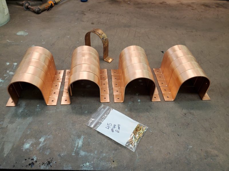 RDSM Copper Downspout Brackets