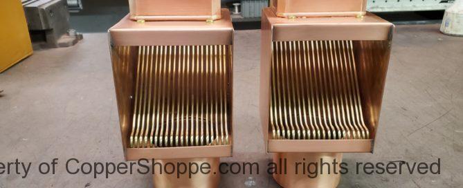AutoClear Copper Downspout Clean Outs Leaf Diverters Filters Screens