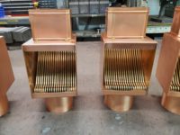 AutoClear Copper I-Series Downspout Clean Outs Diverters Filters for Rectangular Downspouts