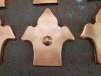 fleur-di-lis-ornamental-decorative-copper-downspout-band-hangers-ears-412-3 Fleur-di-Lis Ornamental Decorative Copper Downspout Band Ears